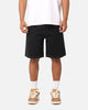 S Double Print Denim Standard Shorts Black
