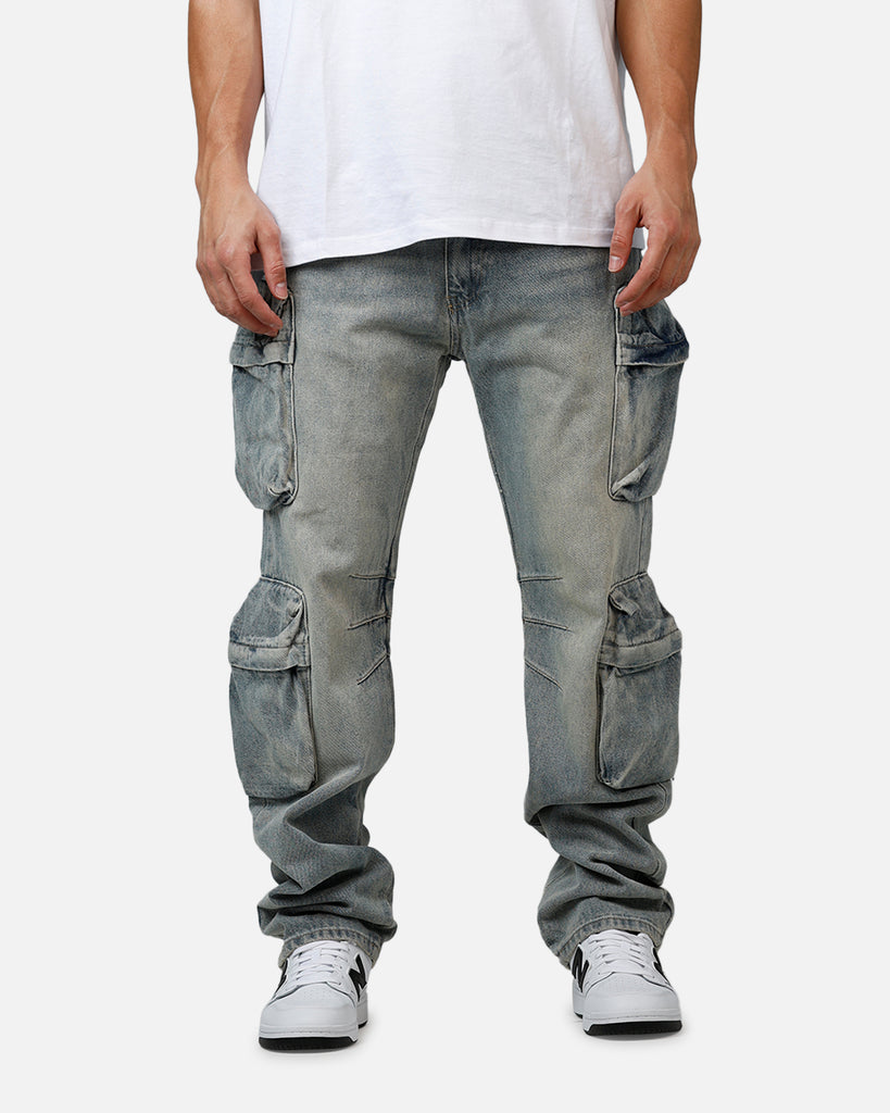 ミュージシャン Denim Cargo Pants 9090×younger song Denim Cargo Pants – YZ