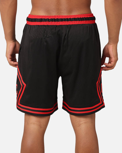 Carre Fold Mesh Basketball Shorts Black/Red