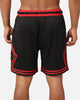 Carre Fold Mesh Basketball Shorts Black/Red