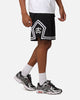 Carre Fold Mesh Basketball Shorts Black/White