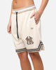 New Era New York Yankees Mesh Shorts Light Beige