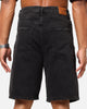 Saint Morta Disrupt Denim Shorts Washed Black