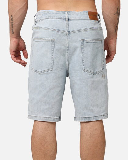 Saint Morta Essential Denim Shorts Light Blue Denim
