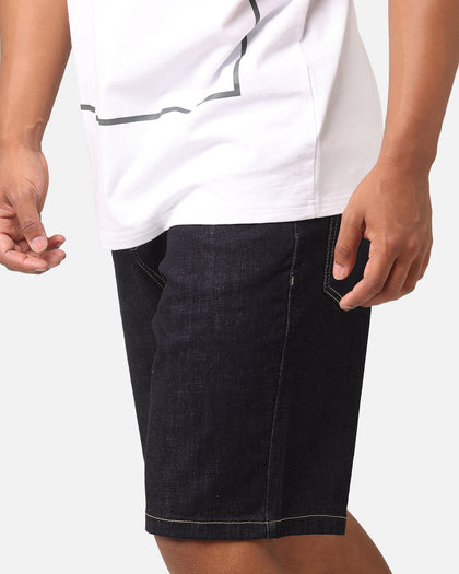 Saint Morta Essential Denim Shorts Raw Indigo