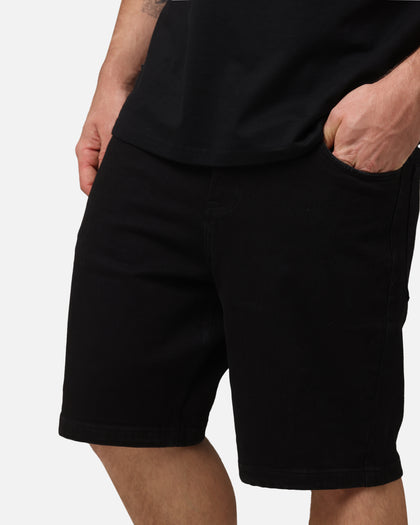 Saint Morta Essential Denim Shorts Washed Black