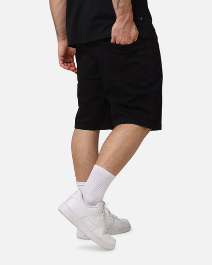 Saint Morta Essential Denim Shorts Washed Black
