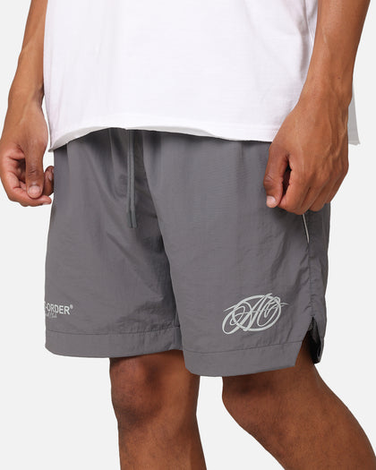 The Anti Order Track Club Nylon Shorts Grey/White