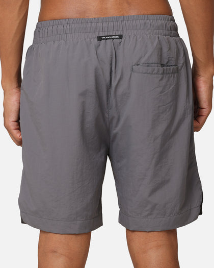 The Anti Order Track Club Nylon Shorts Grey/White