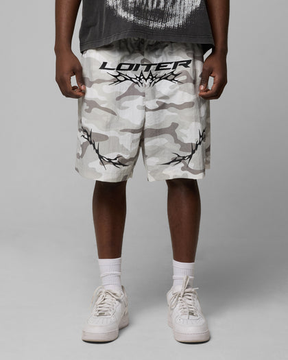 Loiter Cyber Walk Shorts Snow Camo
