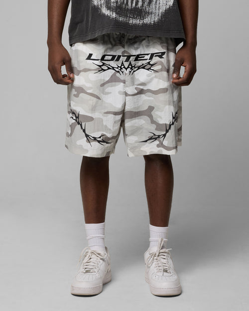 Loiter Cyber Walk Shorts Snow Camo