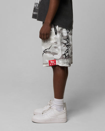 Loiter Cyber Walk Shorts Snow Camo