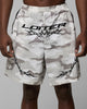 Loiter Cyber Walk Shorts Snow Camo
