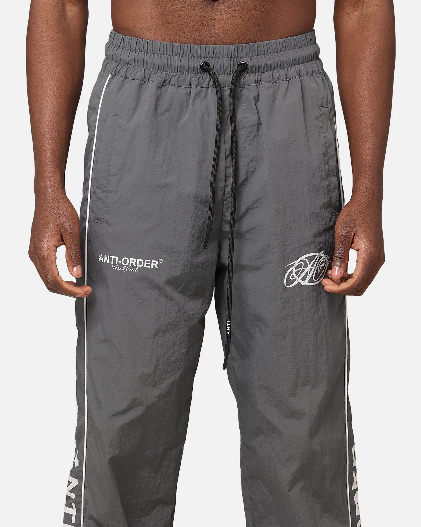 The Anti Order Track Club Nylon Jogger Dark Grey/Grey | Culture