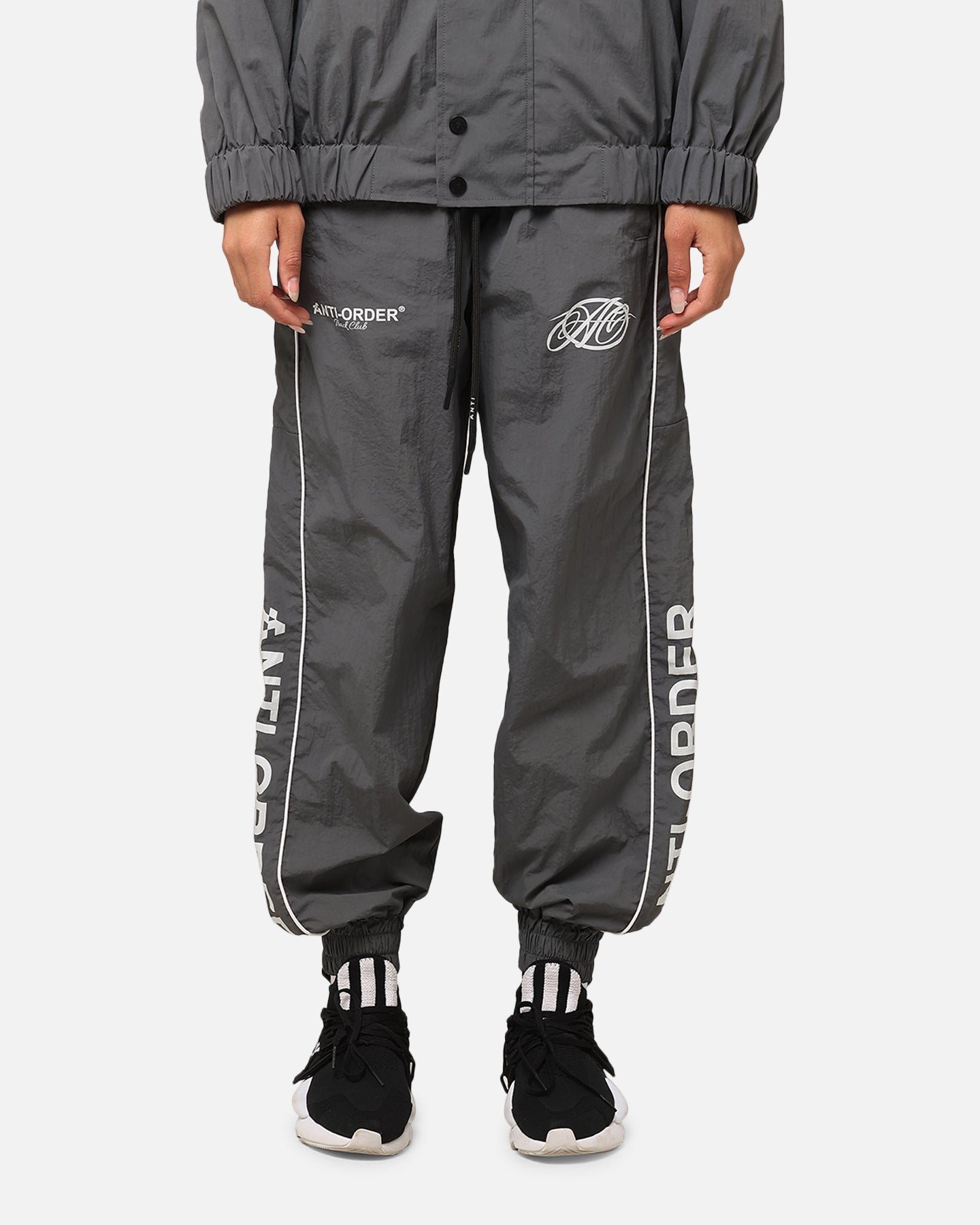 The Anti Order Track Club Nylon Jogger Dark Grey/Grey | Culture