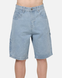 Carre Carpenter Jorts Light Blue Wash