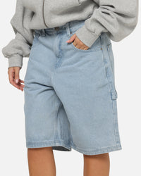 Carre Carpenter Jorts Light Blue Wash