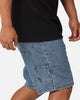 Carre Carpenter Jorts Mid Blue Denim