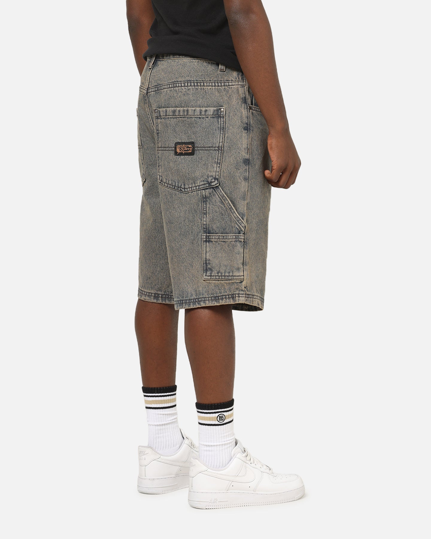 Carre Carpenter Jorts Washed Grey | Culture Kings US