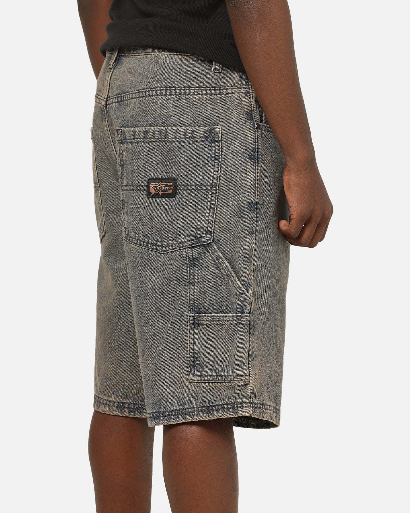 Carre Carpenter Jorts Washed Grey | Culture Kings US