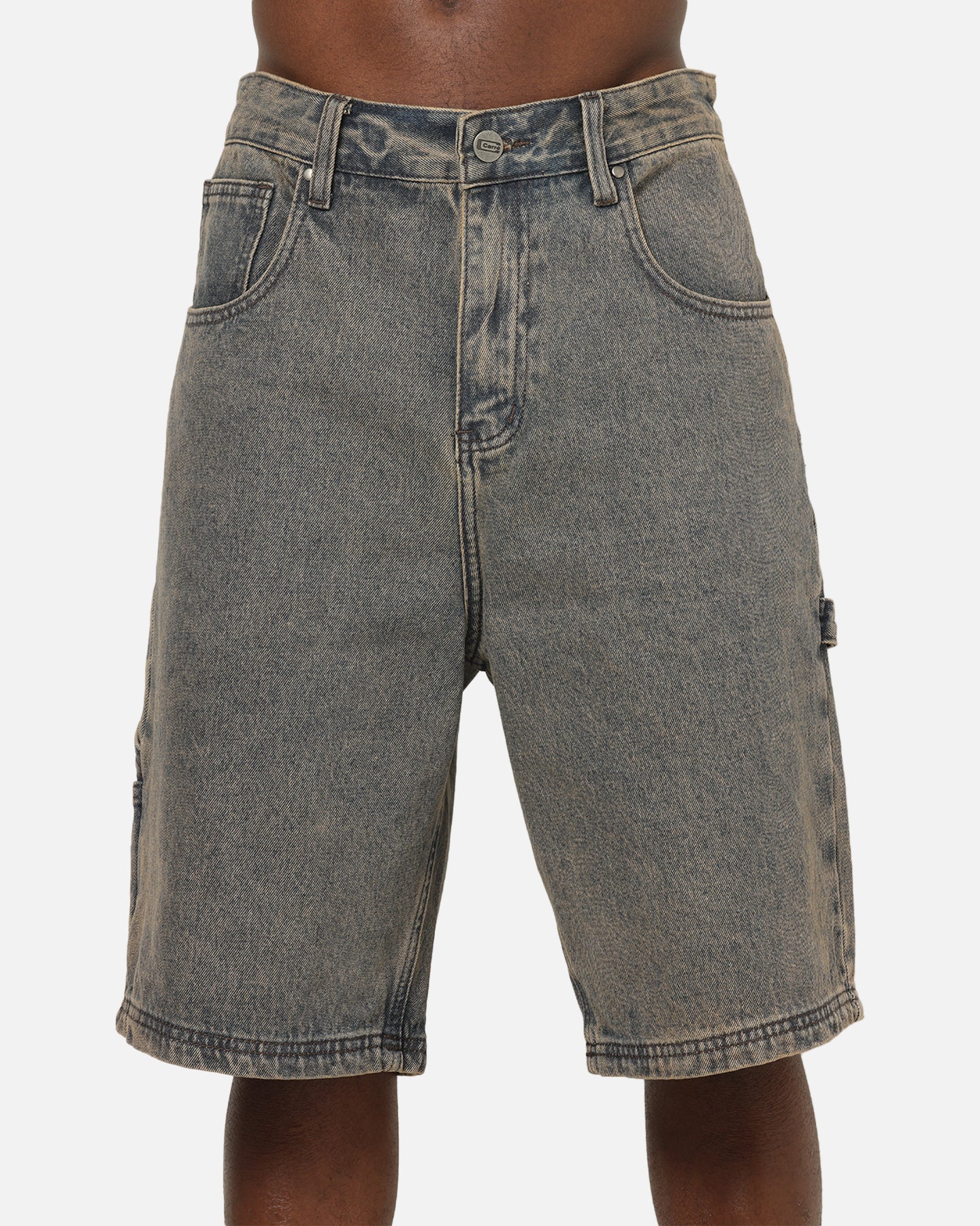 Carre Carpenter Jorts Washed Grey | Culture Kings US