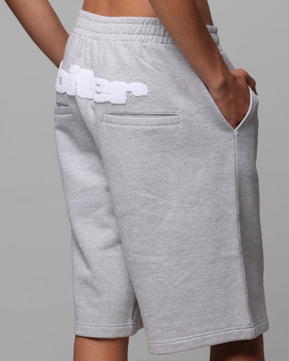 Loiter Premium Essentials Sweat Shorts Grey Marle