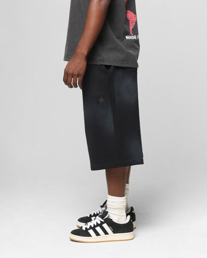 Loiter Premium Essentials Sweat Shorts Washed Black