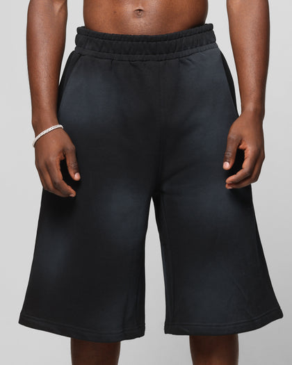 Loiter Premium Essentials Sweat Shorts Washed Black