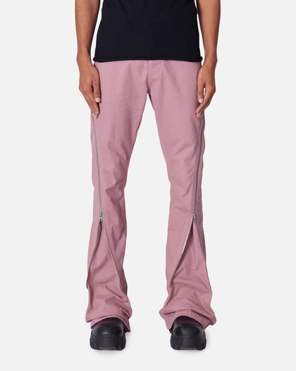 MNML D519 Zipper Flare Denim Jeans Pink