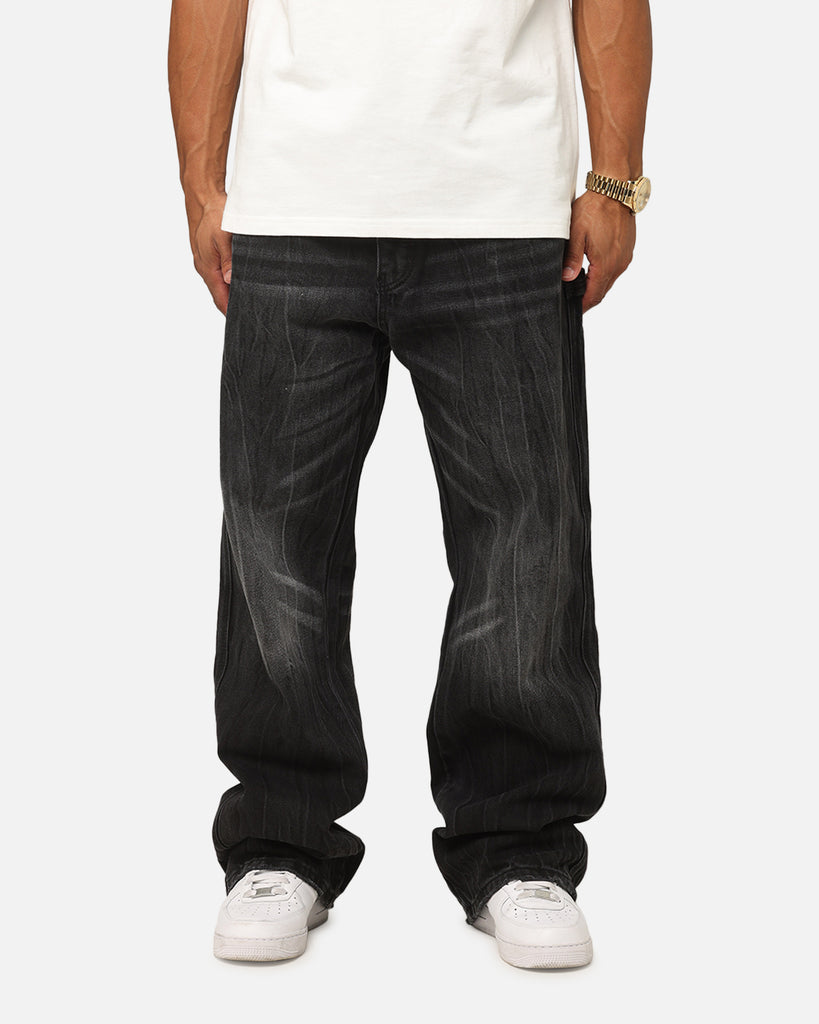 MNML Ultra Baggy GN16 Denim Jeans Black | Culture Kings US