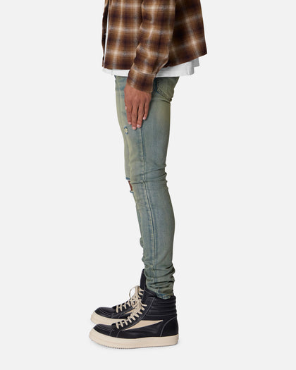 MNML Skinny Dusted Jeans Sun Washed Blue