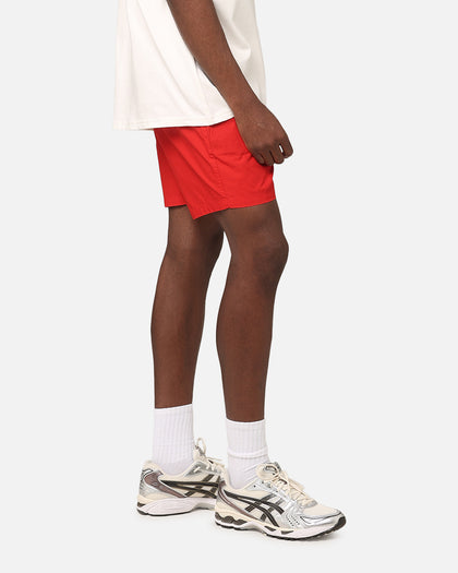 Carre Rose Beach Shorts Red