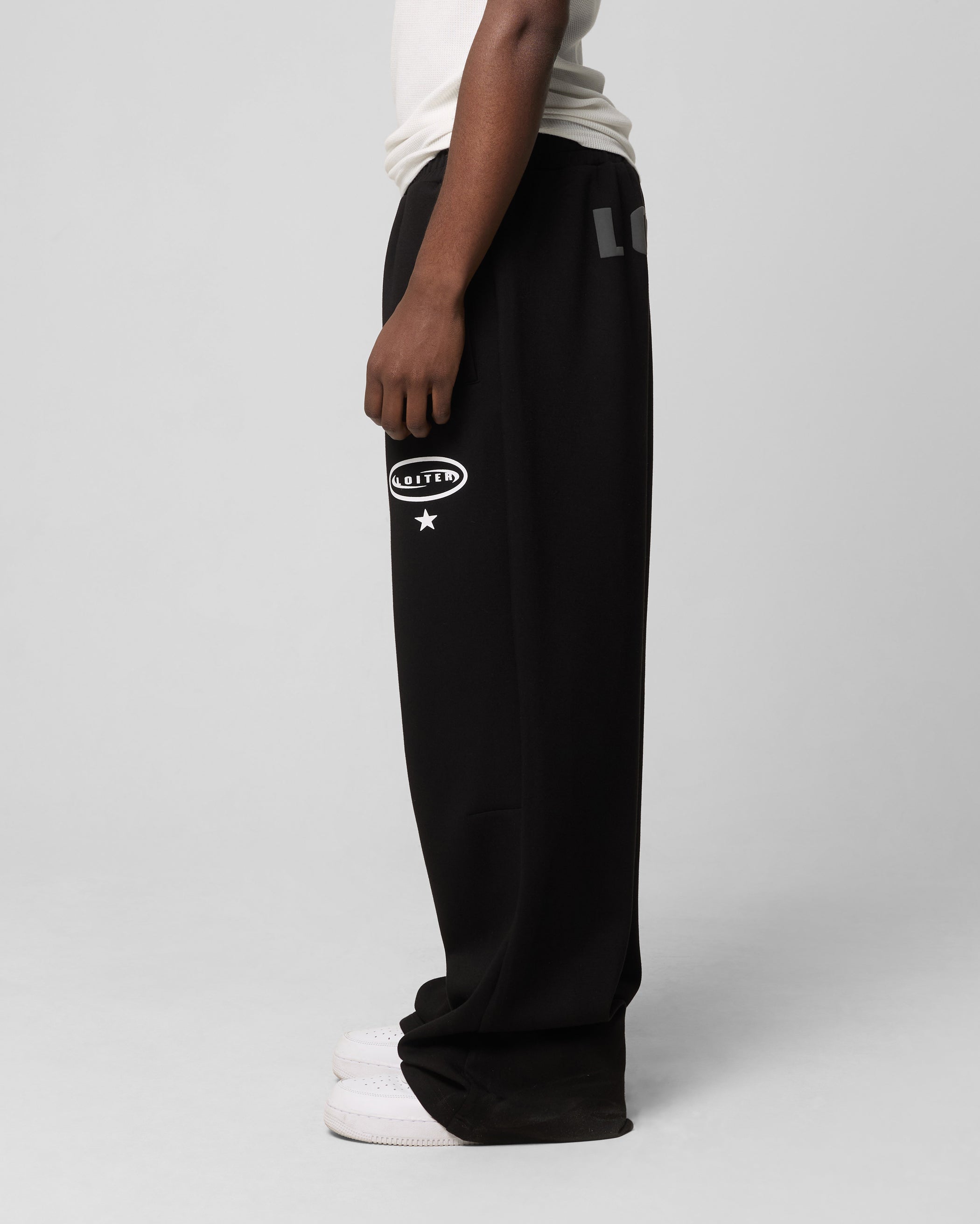 Loiter Sandevistan Track Pants Black | Culture Kings US