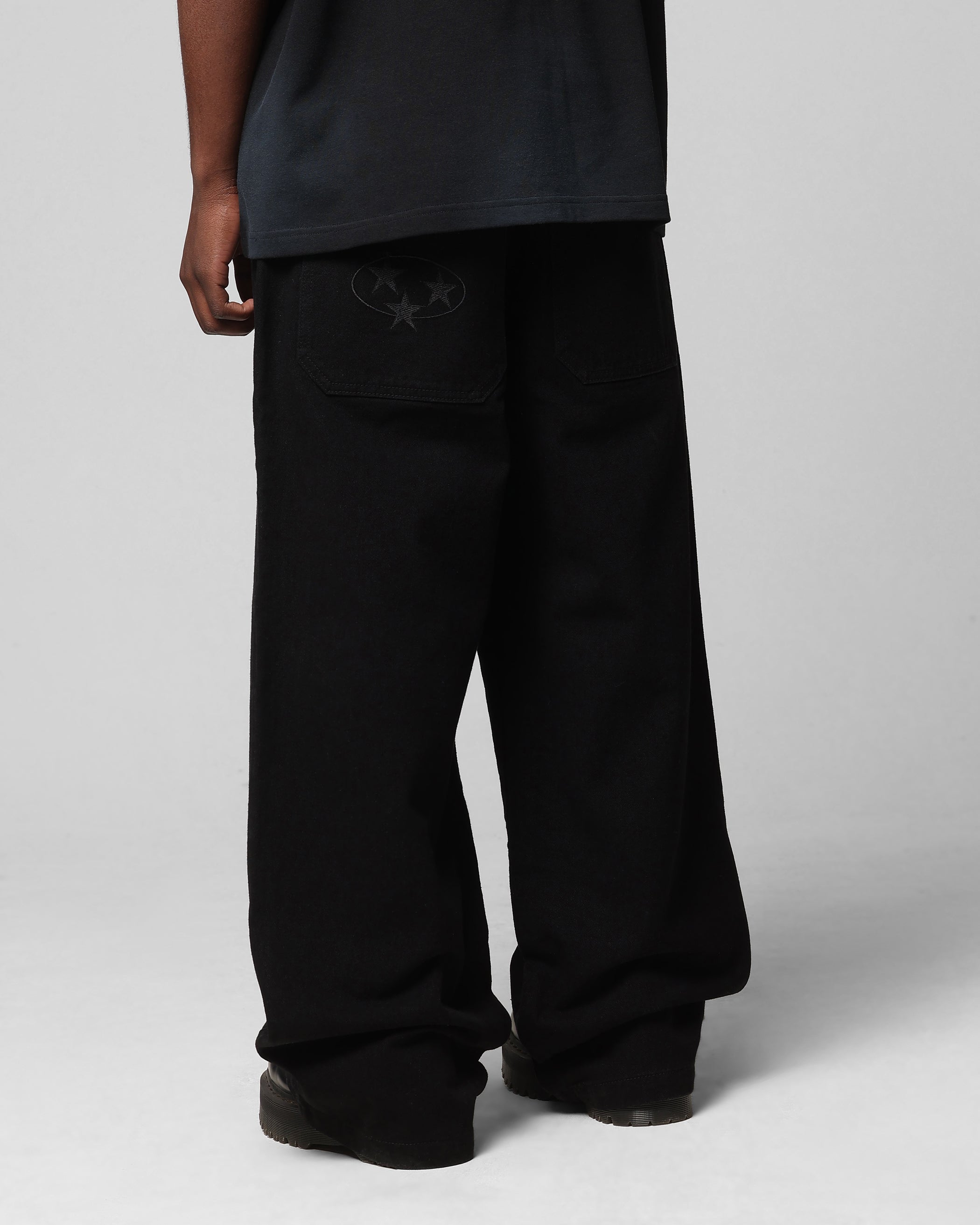 qmile BAGGY PANTS BLACK XL
