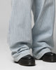 Loiter Collateral Baggy Jeans Blue Pin Stripe