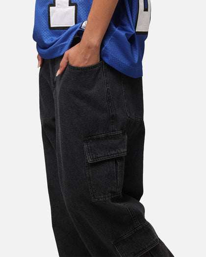 Carre Baggy Cargo Jeans Black Denim