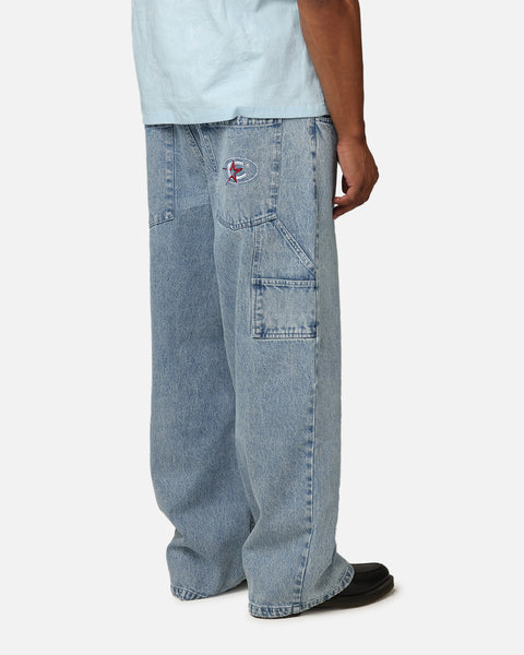 Carre Baggy Carpenter Jeans Light Blue Denim | Culture Kings US