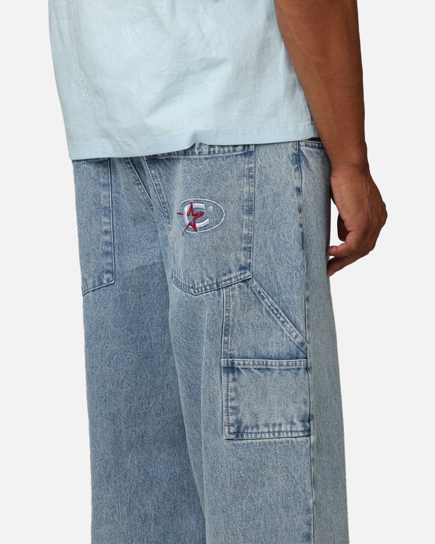 Carre Baggy Carpenter Jeans Light Blue Denim | Culture Kings US