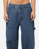 Carre Baggy Carpenter Jeans Mid Blue Denim