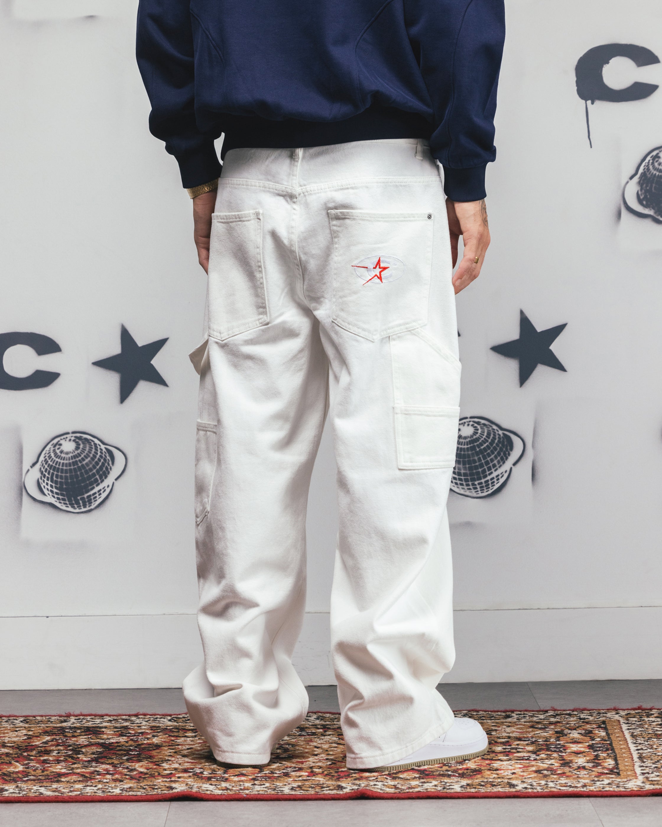 ★RAIVE★ Carpenter Denim Pants in Ivory VJ4ML17103 03012922-YO007_mens_00000010.