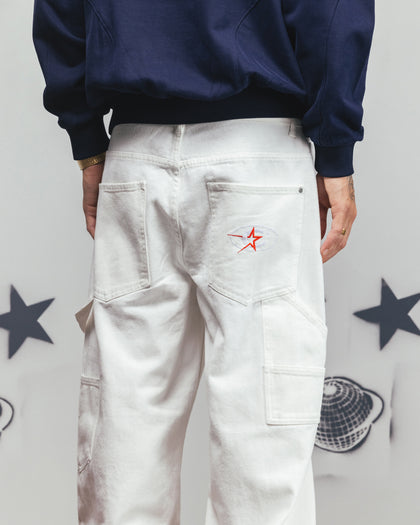 Carre Baggy Carpenter Jeans Off White