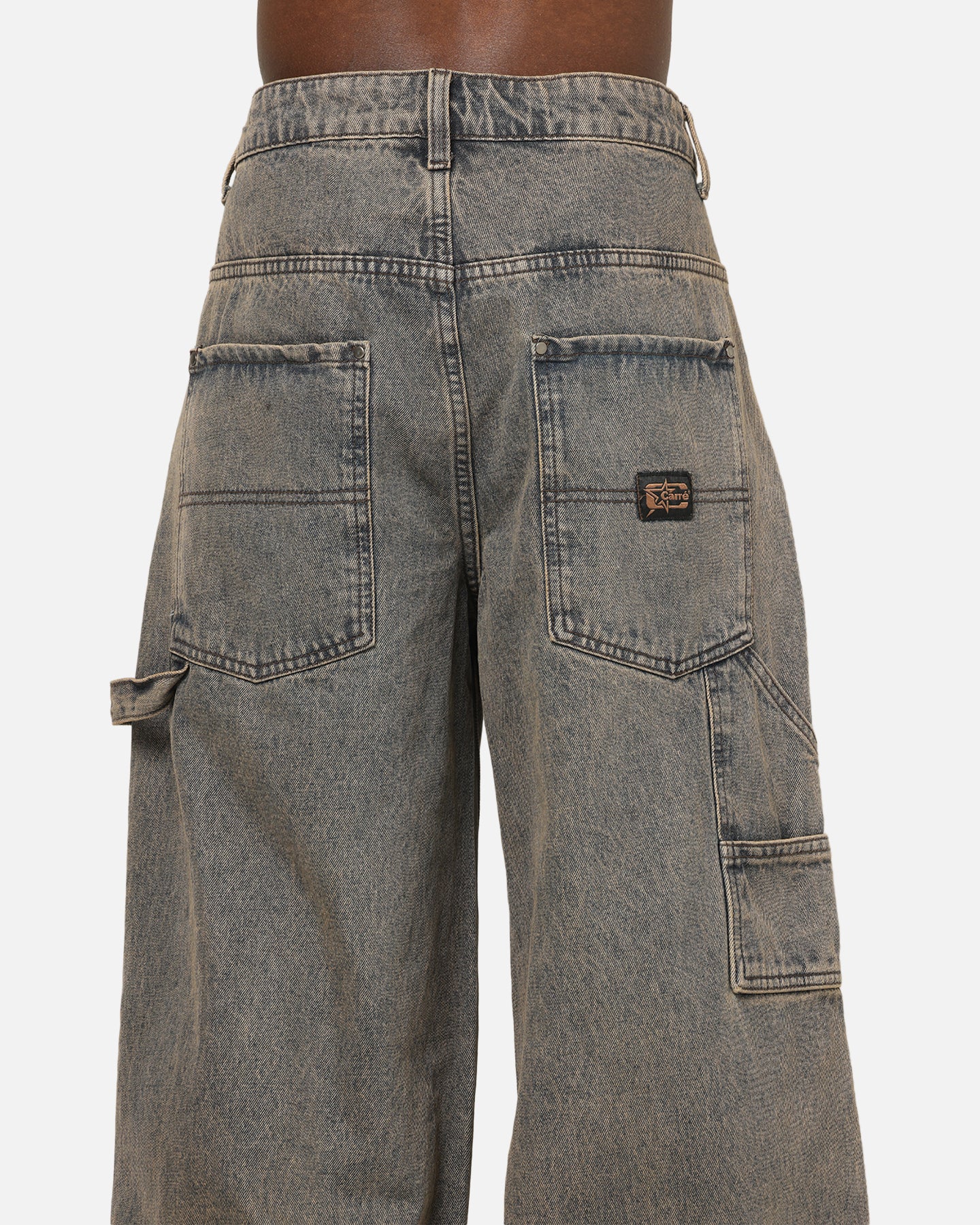 Carre Baggy Carpenter Jeans Washed Grey | Culture Kings US