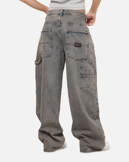 Carre Baggy Carpenter Jeans Washed Grey