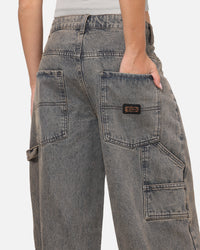 Carre Baggy Carpenter Jeans Washed Grey