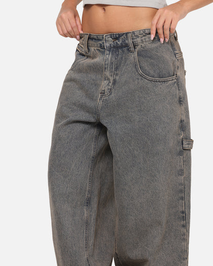Carre Baggy Carpenter Jeans Washed Grey