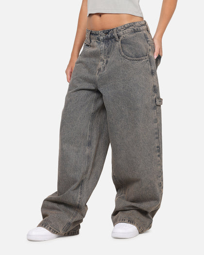 Carre Baggy Carpenter Jeans Washed Grey
