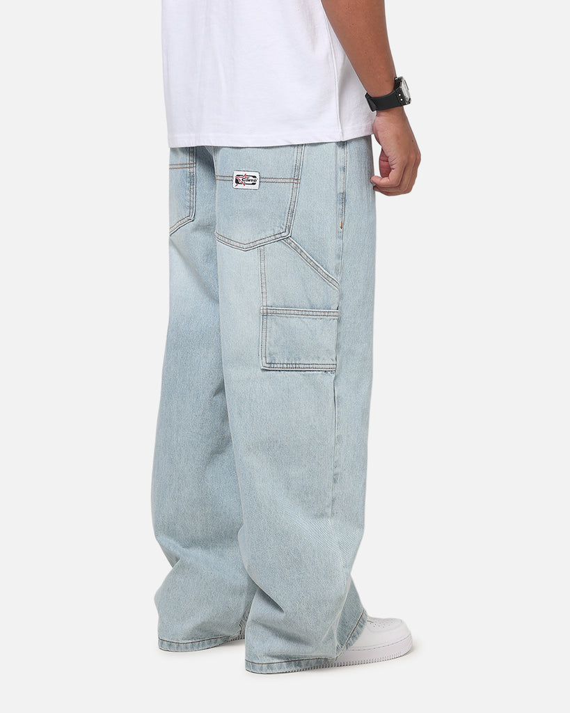 Carre Baggy Carpenter Jeans Sunfade Blue | Culture Kings US