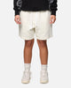 Carre Waffle Shorts Off White