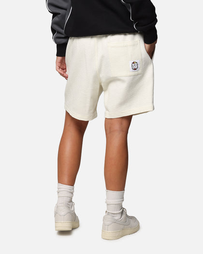 Carre Waffle Shorts Off White