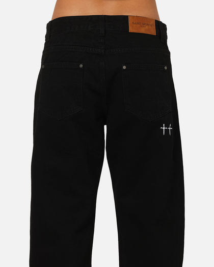 Saint Morta Psykhe Jeans Black Stonewash
